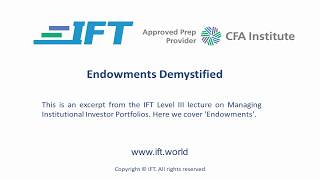 Level III CFA Endowments Demystified [upl. by Nolita434]