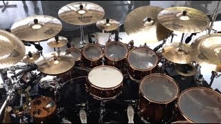 Todd Sucherman  Pearl Masterworks kit run through 2019 [upl. by Leckie]