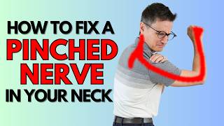 How to Fix a Pinched Nerve in Your Neck amp Shoulder Blade  Nerve Flossing  Dr Jon Saunders [upl. by Anama]