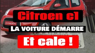 Citroen c1 la voiture démarre et cale [upl. by Athalee575]