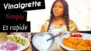 COMMENT FAIRE UNE SAUCE VINAIGRETTE SIMPLE ET RAPIDE  LA RECETTE [upl. by Aduhey]