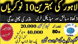 Top 10 jobs in lahorjobs in lahore jobs in pakistan latest jobs in lahore jobs in lahore 2023 [upl. by Hirz]