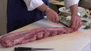 How to clean a whole tenderloin with Chef Dean Corbett [upl. by Notsniw]