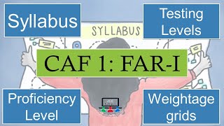 CAF 1 FARI  Syllabus related guidance ON038 [upl. by Vallery]