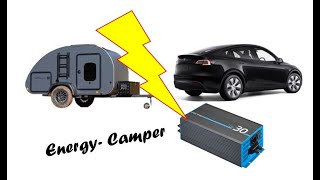 Der Energy Camper Teil 2 Akku und Wechselrichter Test [upl. by Eidoj466]