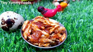 Miniature pichi potta chicken pichi potta chicken recipeTiny cookingTiny Yummy Foods [upl. by Betti267]