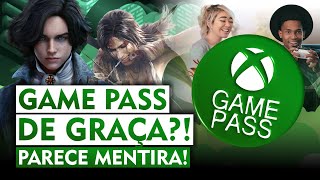 EITA XBOX GAME PASS GRÁTIS Como assim Microsoft [upl. by Eninnaej]