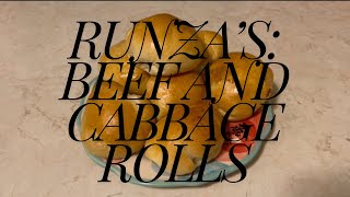 Runza’s  Cabbage and Beef filled rolls [upl. by Direj]