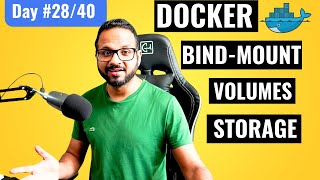 Day 2840  Docker Volume Explained  Docker Bind Mount  Docker Persistent Storage [upl. by Esej850]