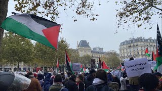 Live Paris Protest for Palestine and Lebanon manifestation Liban Gaza [upl. by Helene]