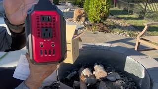 250W Portable Power Station with Solar Panels 40W Included Review [upl. by Akenom777]