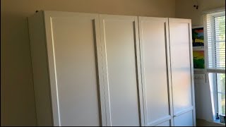 Ikea Craft Storage OXBERG Door Assembly Billy Bookcase [upl. by Joachima901]