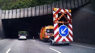 DIR  Sanef  Vinci  Interventions de sécurité sur autoroute  French safety motorway service [upl. by Haletta]