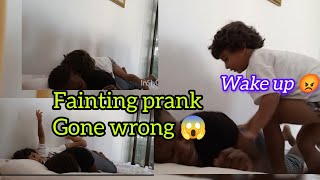 FAINTING PRANKGONE WRONG 😱😡BAD IDEA 😭🫢 [upl. by Eremahs878]