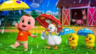 Rain Rain Go Away  Rain Rain Go Away  Animal Version  Bangla Cartoon Nursery Rhymes amp Kids Song [upl. by Jsandye56]