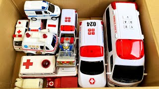 12 Different Ambulances on the Slope Miniature Cars Racing with Sirens Blasting [upl. by Orual]