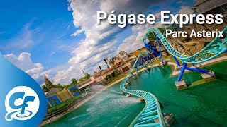 Pégase Express front seat onride 4K POV Parc Astérix Asterix Pegase [upl. by Enaj747]