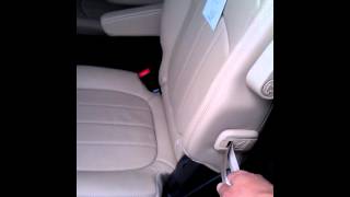 Chevy Traverse Seats Second Row Movement [upl. by Kitchen]