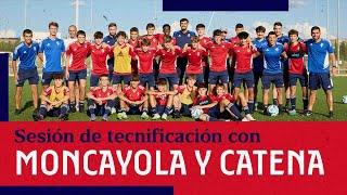 Jornada de tecnificación de Jon Moncayola y Alejandro Catena en Tajonar  Club Atlético Osasuna [upl. by Imar]