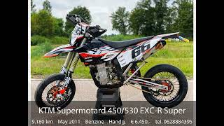 KTM Supermotard 450530 EXCR Supermoto 2011 A2 [upl. by Enerual66]