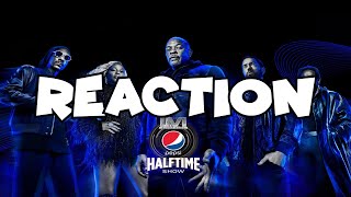 Dr Dre Halftime Show  Reaction [upl. by Ordisi928]