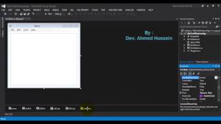 58  WinForms C  Application Context Menu  واجهات الويندوز بلغة السي شارب  قائمة سياق التطبيق [upl. by Einehpets]