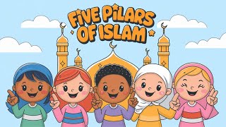 🌟 Learn the Five Pillars of Islam 🌟 AllkidsTv1 [upl. by Mitzl]