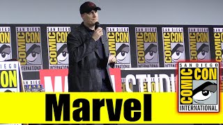 MARVEL  Comic Con 2019 PANEL INTRO Kevin Feige Jessica Chobot [upl. by Fia]