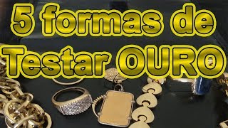 como testar ouro 5 maneiras energy news [upl. by Portugal]