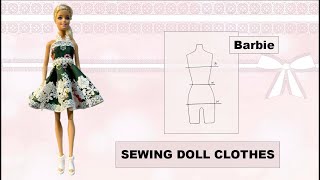 【Barbie】051sewing doll clothes Sewing Tutorial dollclothes sewing [upl. by Leah]