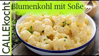 Blumenkohl in weißer Soße zubereiten Omas Rezept [upl. by Warde]