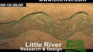 Meander initiation and braiding in a small river model [upl. by Noivaz740]