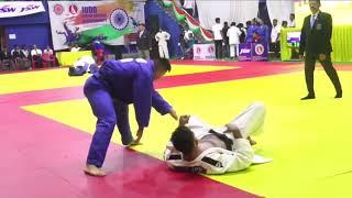 Naga wrestler Venuzo Dawhuo taking part in Judo national championship 2022 [upl. by Laughry]