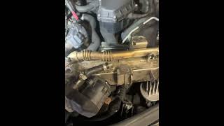 Bmw 430d water pump installed [upl. by Alyakcm]