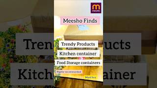 Meesho finds Kitchen Container 😍 meesho ytshorts meeshohual meeshoshop kitchen yt [upl. by Mossberg]