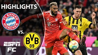 Bayern Munich vs Borussia Dortmund  Bundesliga Highlights  ESPN FC [upl. by Aelsel]