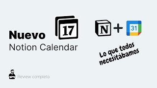 Notion Calendar  la actualización MÁS IMPORTANTE de Notion hasta ahora [upl. by Olinad453]