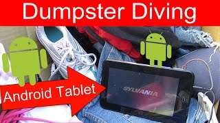 Dumpster Diving at Thrift Store 24 Android Tablet [upl. by Leiru]