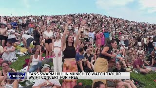 Fans swarm hill in Germany to watch Taylor Swift concert for free [upl. by Felike]