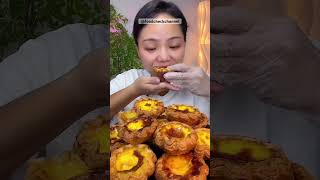 Egg Tarts Mukbang Compilation foodcheckchannel eggtarts asmr dessert delicious [upl. by Fitzsimmons572]