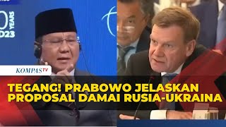 Tegang Momen Prabowo Menjawab Pertanyaan German Soal Proposal Damai RusiaUkraina [upl. by Auqinaj]