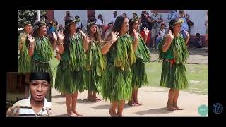 MANGAREVA ISLAND Traditional FRENCH POLYNESIAN Dance Reaction [upl. by Magan]