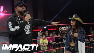 Mickie James RELINQUISHES Knockouts World Championship  IMPACT Apr 13 2023 [upl. by Kraus]