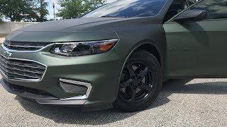 Chevy Malibu with Jasper Green Metallic Plasti Dip [upl. by Gerlac]