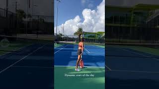 Anastasia Gasanova practicing tennis [upl. by Medwin103]