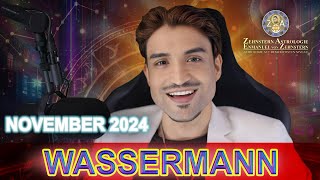 WASSERMANN MONATSHOROSKOP NOVEMBER 2024 ZEHNSTERN ASTROLOGIE [upl. by Eillek]