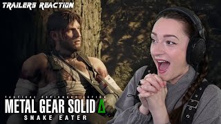 ARE YOU KIDDING ME 🐍 Metal Gear Solid Delta Snake Eater TRAILERS REACTION [upl. by Cira]