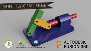 Fusion 360 Challenge of the Month DECEMBER 2017 Part1 [upl. by Zealand]