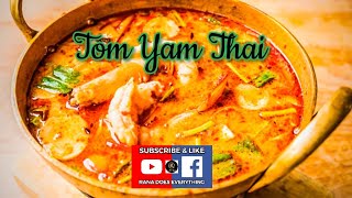 Che Nom RESEPI TOMYAM THAI CAMPUR Tomyam Goong dengan Homemade Paste CIK NOM Tomyam Putih ala Thai [upl. by Notsek606]