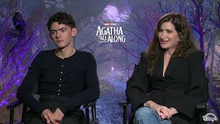 Kathryn Hahn amp Joe Locke interview  Agatha All Along [upl. by Samau]